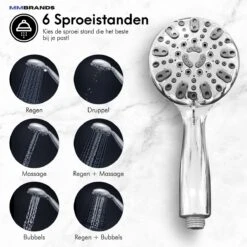 MM Brands Douchekop - Waterbesparend - Regendouche - 6 Standen - Chroom 12 MM Brands Douchekop - Waterbesparend - Regendouche - 6 Standen - Chroom -Badkamer Wijs 1200x1200 3289