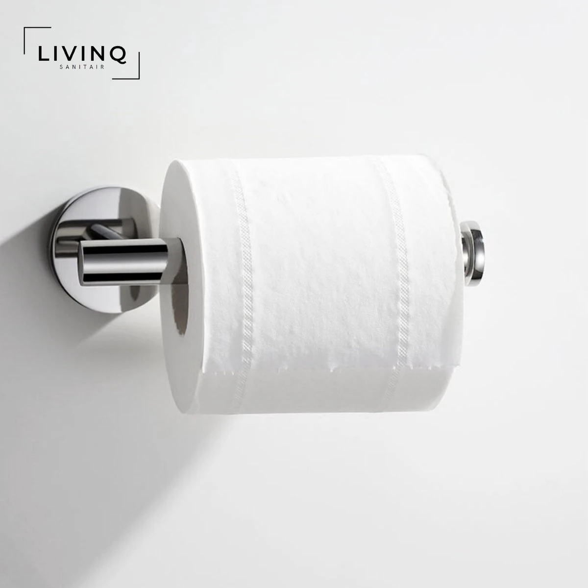 Wc Rol Houder Chroom - Toiletrolhouder - Hangende Wc Rolhouder - Toiletpapier Houder 4 Wc Rol Houder Chroom - Toiletrolhouder - Hangende Wc Rolhouder - Toiletpapier Houder - Afbeelding 2