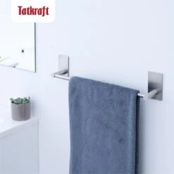 Tatkraft John - Zelkflevende Handdoekstang - Vaatdoek/Keukengerei/Handdoeken Stang Houder Rek Handdoekenrek Muur Steun - Wand Ophangsysteem Voor In De Keuken/Badkamer/Keukenkast - Handdoekrek Handdoekenstang - Zonder Boren - Geborsteld RVS - 40CM 10 Tatkraft John - Zelkflevende Handdoekstang - Vaatdoek/Keukengerei/Handdoeken Stang Houder Rek Handdoekenrek Muur Steun - Wand Ophangsysteem Voor In De Keuken/Badkamer/Keukenkast - Handdoekrek Handdoekenstang - Zonder Boren - Geborsteld RVS - 40CM -Badkamer Wijs 1200x1200 331
