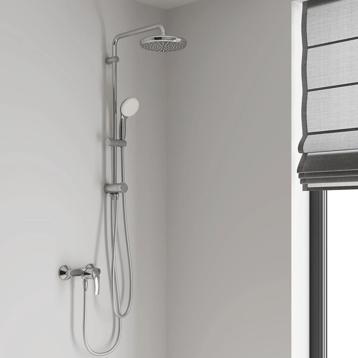 GROHE New Tempesta Cosmopolitan 210 Regendouche - ø 21 Cm - Zonder Thermostaat - Chroom 6 GROHE New Tempesta Cosmopolitan 210 Regendouche - ø 21 Cm - Zonder Thermostaat - Chroom - Afbeelding 4