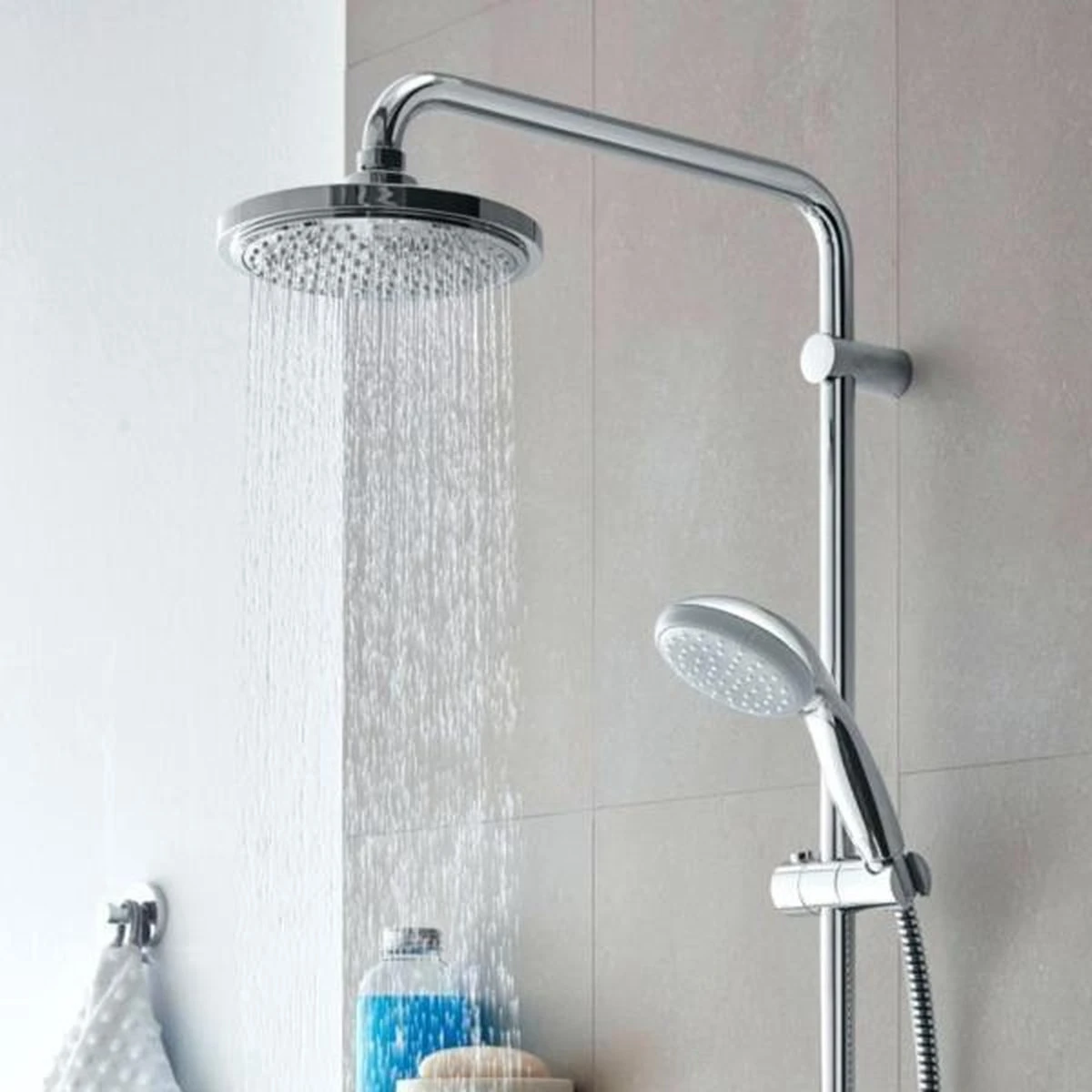 GROHE New Tempesta Cosmopolitan 210 Regendouche - ø 21 Cm - Zonder Thermostaat - Chroom 14 GROHE New Tempesta Cosmopolitan 210 Regendouche - ø 21 Cm - Zonder Thermostaat - Chroom - Afbeelding 12