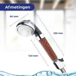Waterbesparende Douchekop Met Mineraalstenen Ionische Douchekop – Douchefilter - Waterfilter - Handdouche - Hogedruk Douchekop – Transparant -Badkamer Wijs 1200x1200 3339