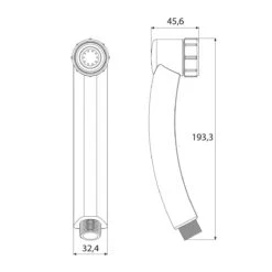 Tiger Turbo Saver Handdouche - Douchekop Ø 3,5 Cm - Tot 60% Waterbesparend - Chroom -Badkamer Wijs 1200x1200 3343