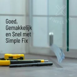 Simple Fix Lekstrip - Douchestrip - Waterkering - 70CM Lang - 6MM Glasdikte - Lekdorpel 11 Simple Fix Lekstrip - Douchestrip - Waterkering - 70CM Lang - 6MM Glasdikte - Lekdorpel -Badkamer Wijs 1200x1200 3346
