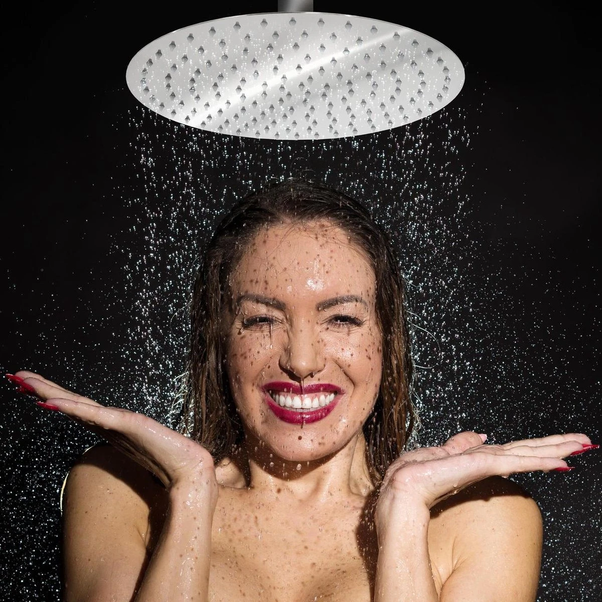 RVS Regendouche Douchekop - Rond Ø 30cm 6 RVS Regendouche Douchekop - Rond Ø 30cm - Afbeelding 4