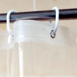 3BMT Douchegordijn Met Ringen - Transparant - 180 X 200 Cm -Badkamer Wijs 1200x1200 3510