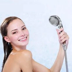 W4Y Ionische Douchekop - Waterbesparende Douchekop - Waterfilter - Handdouche Met Hoge Druk - Douchekop Met Slang -Badkamer Wijs 1200x1200 3514