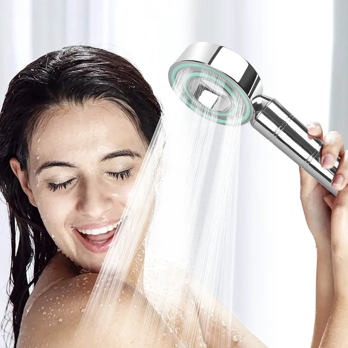 Merkloos Waterbesparende Douchekop - Handdouche Met Hoge Druk En Filter - Regendouche 8 Merkloos Waterbesparende Douchekop - Handdouche Met Hoge Druk En Filter - Regendouche - Afbeelding 6