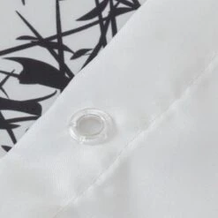 Sealskin Flow Douchegordijn 180x200 Cm - Polyester - Zwart / Wit -Badkamer Wijs 1200x1200 3634