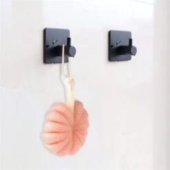 Merkloos Roestvrijstalen Handdoekhaakjes | 3M™ Zelfklevend | 4 Stuks | Mat Zwart | Wandhaak | Ophanghaken | Plakhaakjes | Haakjes | Badkamer | Keuken | RVS -Badkamer Wijs 1200x1200 369