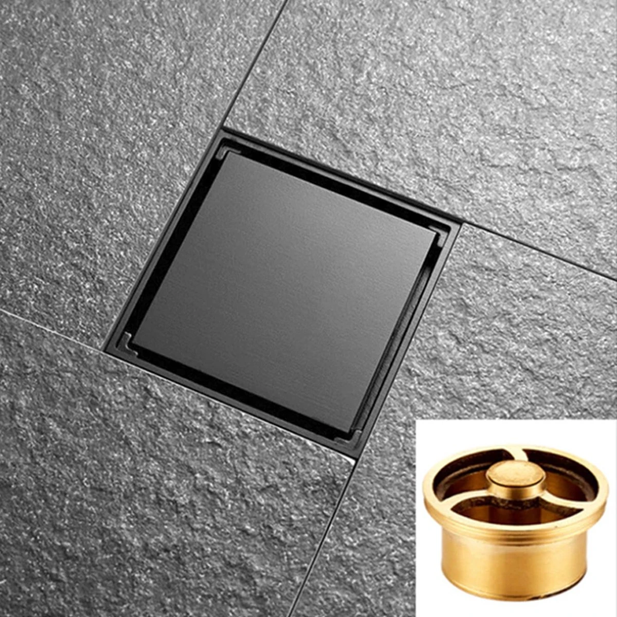 Moderne Doucheput Deksel - Verborgen Douche Afvoerputje - Roestvrij Staaldouche - Messing Afvoerputje - Industrieel - Mat Zwart Afvoerputje Douche - Deksel Afvoerput Douche - Mat Zwart 3 Moderne Doucheput Deksel - Verborgen Douche Afvoerputje - Roestvrij Staaldouche - Messing Afvoerputje - Industrieel - Mat Zwart Afvoerputje Douche - Deksel Afvoerput Douche - Mat Zwart