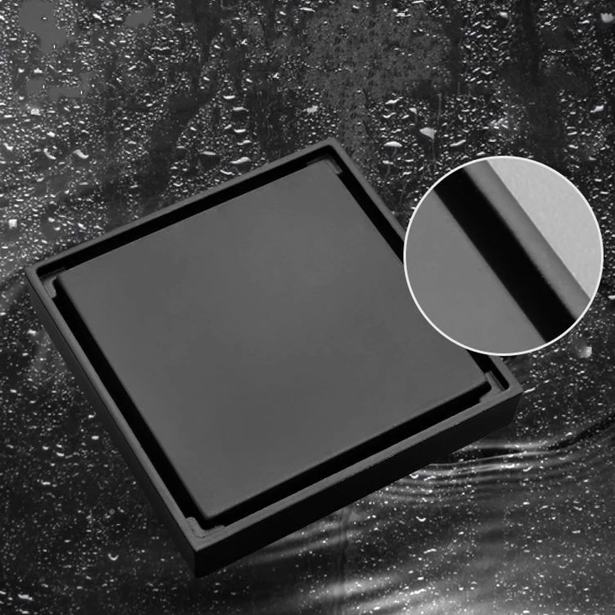 Moderne Doucheput Deksel - Verborgen Douche Afvoerputje - Roestvrij Staaldouche - Messing Afvoerputje - Industrieel - Mat Zwart Afvoerputje Douche - Deksel Afvoerput Douche - Mat Zwart 5 Moderne Doucheput Deksel - Verborgen Douche Afvoerputje - Roestvrij Staaldouche - Messing Afvoerputje - Industrieel - Mat Zwart Afvoerputje Douche - Deksel Afvoerput Douche - Mat Zwart - Afbeelding 3