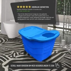 Goodlife Zitbad Voor Volwassenen XL – Bath Bucket – 330L 1M Lang – Mobiele Badkuip – Zitbad Voor In De Douche - Zitbad - Mobiele Badkuip - Zitbad Kinderen - Zitbad Voor Volwassenen - Blauw 10 Goodlife Zitbad Voor Volwassenen XL – Bath Bucket – 330L 1M Lang – Mobiele Badkuip – Zitbad Voor In De Douche - Zitbad - Mobiele Badkuip - Zitbad Kinderen - Zitbad Voor Volwassenen - Blauw -Badkamer Wijs 1200x1200 3719