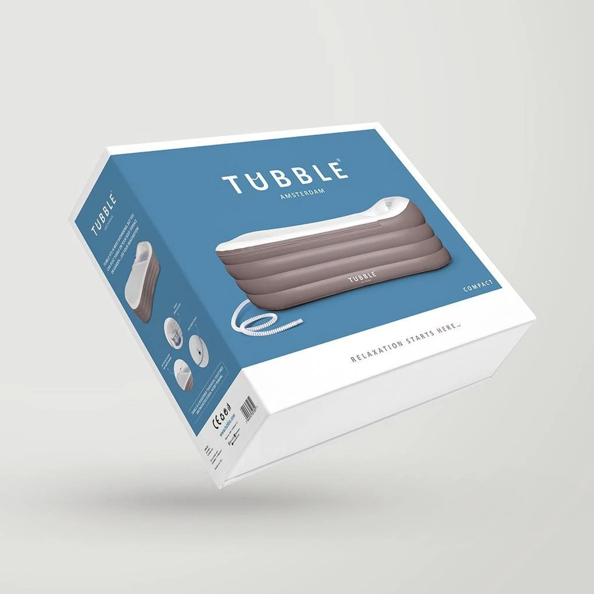 Tubble® Compact - Klein Opblaasbaar Ligbad 140 Cm Lang – Opvouwbaar Bad Voor Volwassenen Tot 170cm - IJsbad Wim Hof Methode - Zitbad - 200L 10 Tubble® Compact - Klein Opblaasbaar Ligbad 140 Cm Lang – Opvouwbaar Bad Voor Volwassenen Tot 170cm - IJsbad Wim Hof Methode - Zitbad - 200L - Afbeelding 8