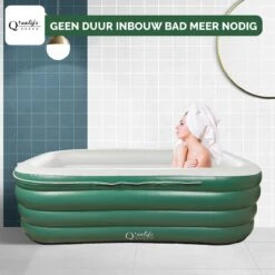 Q’ualife® Opblaasbaar Bad – Ligbad – Zitbad – Opblaasbaar Ligbad – Bad – Badkuip Volwassenen -Badkamer Wijs 1200x1200 3758