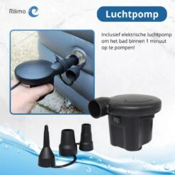 Opblaasbaar Bad Ligbad Zitbad Volwassenen - Ijsbad Badkuip Opblaasbad - Opvouwbaar Bad Opblaas Bad Antraciet -Badkamer Wijs 1200x1200 3765