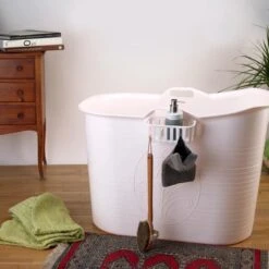 Zitbad Voor Volwassenen - Bath Bucket - Wit - 200L -Badkamer Wijs 1200x1200 3786