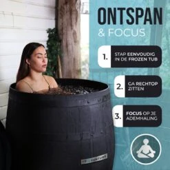 FrozenTubs IJsbad - Zitbad - Ice Bath Bucket - Bathtub - Dompelbad - Wim Hof Methode -Badkamer Wijs 1200x1200 3790