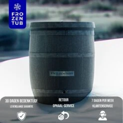 FrozenTubs IJsbad - Zitbad - Ice Bath Bucket - Bathtub - Dompelbad - Wim Hof Methode -Badkamer Wijs 1200x1200 3797