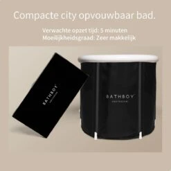 BATHBOY® Amsterdam Zitbad Opvouwbaar - Voor Volwassenen - Opblaasbaar Bad - Bath Bucket -Badkamer Wijs 1200x1200 3807