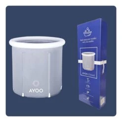 AYOO® Zitbad - Opblaasbaar Bad - Opvouwbaar Bad - Wim Hof Methode - Ijsbad - Badkuip - Zitbad Voor Volwassenen - Bathtub - Zitbaden - Bath Bucket - Inclusief Voetpomp - Grijs 18 AYOO® Zitbad - Opblaasbaar Bad - Opvouwbaar Bad - Wim Hof Methode - Ijsbad - Badkuip - Zitbad Voor Volwassenen - Bathtub - Zitbaden - Bath Bucket - Inclusief Voetpomp - Grijs -Badkamer Wijs 1200x1200 3816