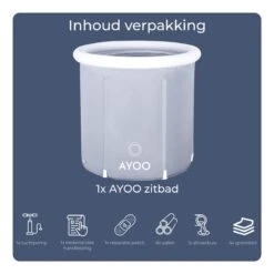 AYOO® Zitbad - Opblaasbaar Bad - Opvouwbaar Bad - Wim Hof Methode - Ijsbad - Badkuip - Zitbad Voor Volwassenen - Bathtub - Zitbaden - Bath Bucket - Inclusief Voetpomp - Grijs 19 AYOO® Zitbad - Opblaasbaar Bad - Opvouwbaar Bad - Wim Hof Methode - Ijsbad - Badkuip - Zitbad Voor Volwassenen - Bathtub - Zitbaden - Bath Bucket - Inclusief Voetpomp - Grijs -Badkamer Wijs 1200x1200 3817