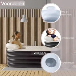 HBKS Lifestyle Bad – Opblaasbaar Ligbad – Bath Bucket – Zitbad Voor Volwassenen - Ijsbad Wim Hof Methode - Badkuip – Ice Bath – Zwart 16 HBKS Lifestyle Bad – Opblaasbaar Ligbad – Bath Bucket – Zitbad Voor Volwassenen - Ijsbad Wim Hof Methode - Badkuip – Ice Bath – Zwart -Badkamer Wijs 1200x1200 3821