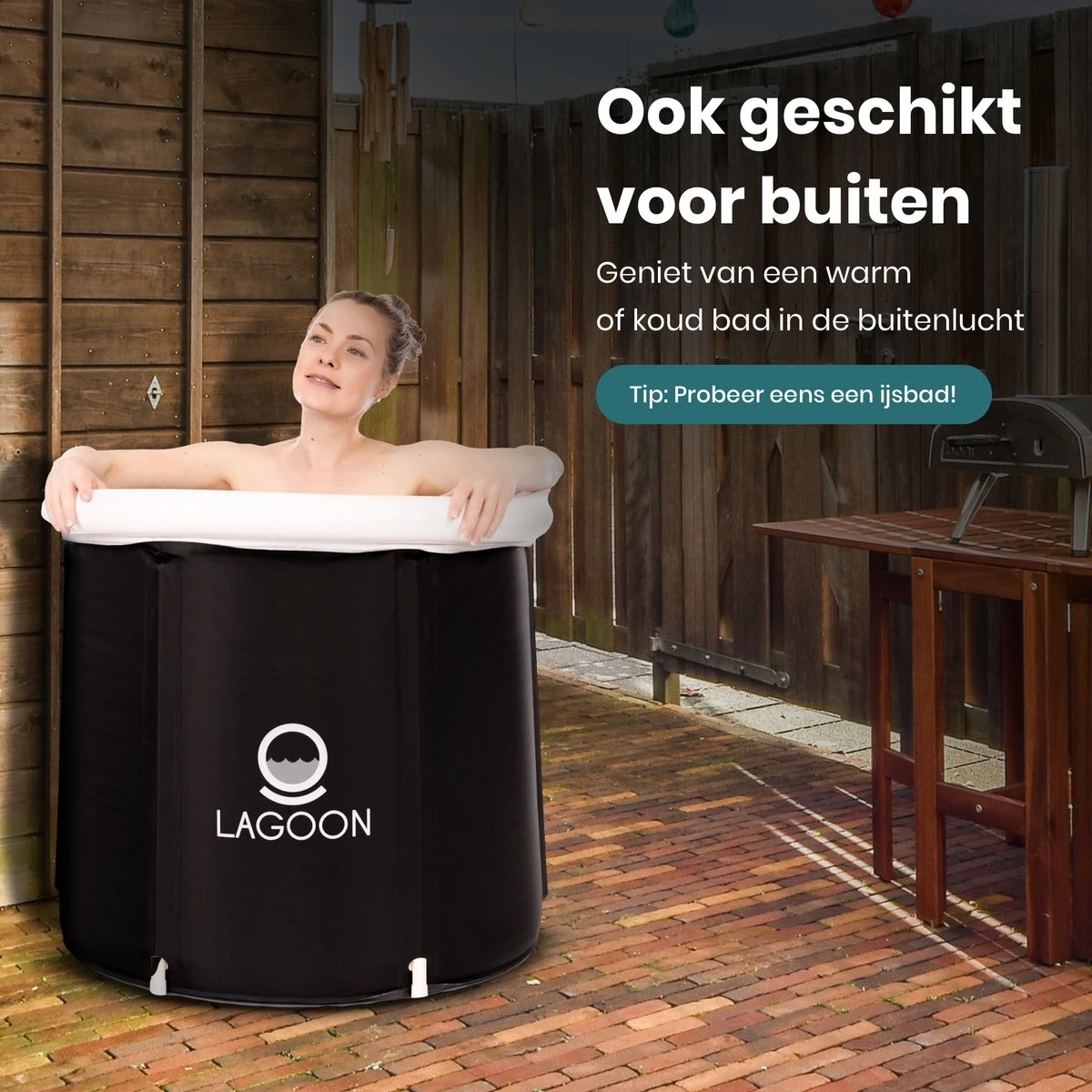 Lagoon® Opblaasbaar Zitbad Voor Volwassenen Bathbucket - Met Relaxing Giftset - Wim Hof Methode - Opvouwbaar & Inklapbaar Spa Bad - Bath Bucket - IJsbad - Opblaasbad - Dompelbad 5 Lagoon® Opblaasbaar Zitbad Voor Volwassenen Bathbucket - Met Relaxing Giftset - Wim Hof Methode - Opvouwbaar & Inklapbaar Spa Bad - Bath Bucket - IJsbad - Opblaasbad - Dompelbad - Afbeelding 3