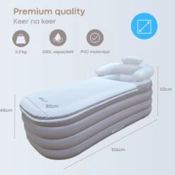 HBKS Lifestyle Bad – Opblaasbaar Ligbad – Bath Bucket – Zitbad Voor Volwassenen - Ijsbad Wim Hof Methode - Badkuip – Ice Bath – Rosegold 17 HBKS Lifestyle Bad – Opblaasbaar Ligbad – Bath Bucket – Zitbad Voor Volwassenen - Ijsbad Wim Hof Methode - Badkuip – Ice Bath – Rosegold -Badkamer Wijs 1200x1200 3853