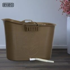 LIFEBATH - Zitbad Nancy - Bath Bucket - Mobiele Badkuip - 200L - Voor Volwassenen - Goud -Badkamer Wijs 1200x1200 3867