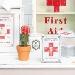 Clayre & Eef Medicijnkastje 24x13x30 Cm Wit Hout Rechthoek Badkamerkast Hangend -Badkamer Wijs 1200x1200 3884