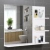 Badkamerspiegel Met 3 Planken- Badkamer Accessoires- Spiegel - Wandspiegel - L60 X B10 X H48 Cm -Badkamer Wijs 1200x1200 3967