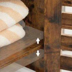 Segenn's Badkamerkast - Badkamerkasten Hoog - Opbergkast - Staande Kast - Industrieel - 3 Open Planken - 40 X 30 X 167 Cm - Rustiek Bruin 11 Segenn's Badkamerkast - Badkamerkasten Hoog - Opbergkast - Staande Kast - Industrieel - 3 Open Planken - 40 X 30 X 167 Cm - Rustiek Bruin -Badkamer Wijs 1200x1200 3983