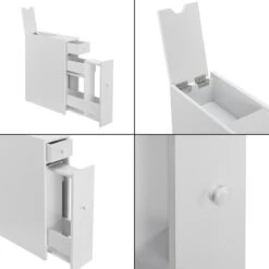 Niskast Badkamerkast Met 2 Lades 58x16x48 Cm Wit 11 Niskast Badkamerkast Met 2 Lades 58x16x48 Cm Wit -Badkamer Wijs 1200x1200 4016