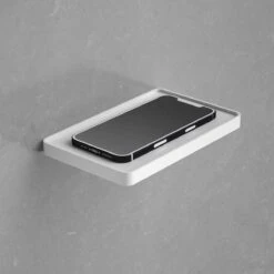 Framehack Toiletrolhouder Met Plankje Zelfklevend Zonder Boren - WC Rolhouder - Toiletrolhouder Wit - Planchet Badkamer Wit - Opbergplankje -Badkamer Wijs 1200x1200 403