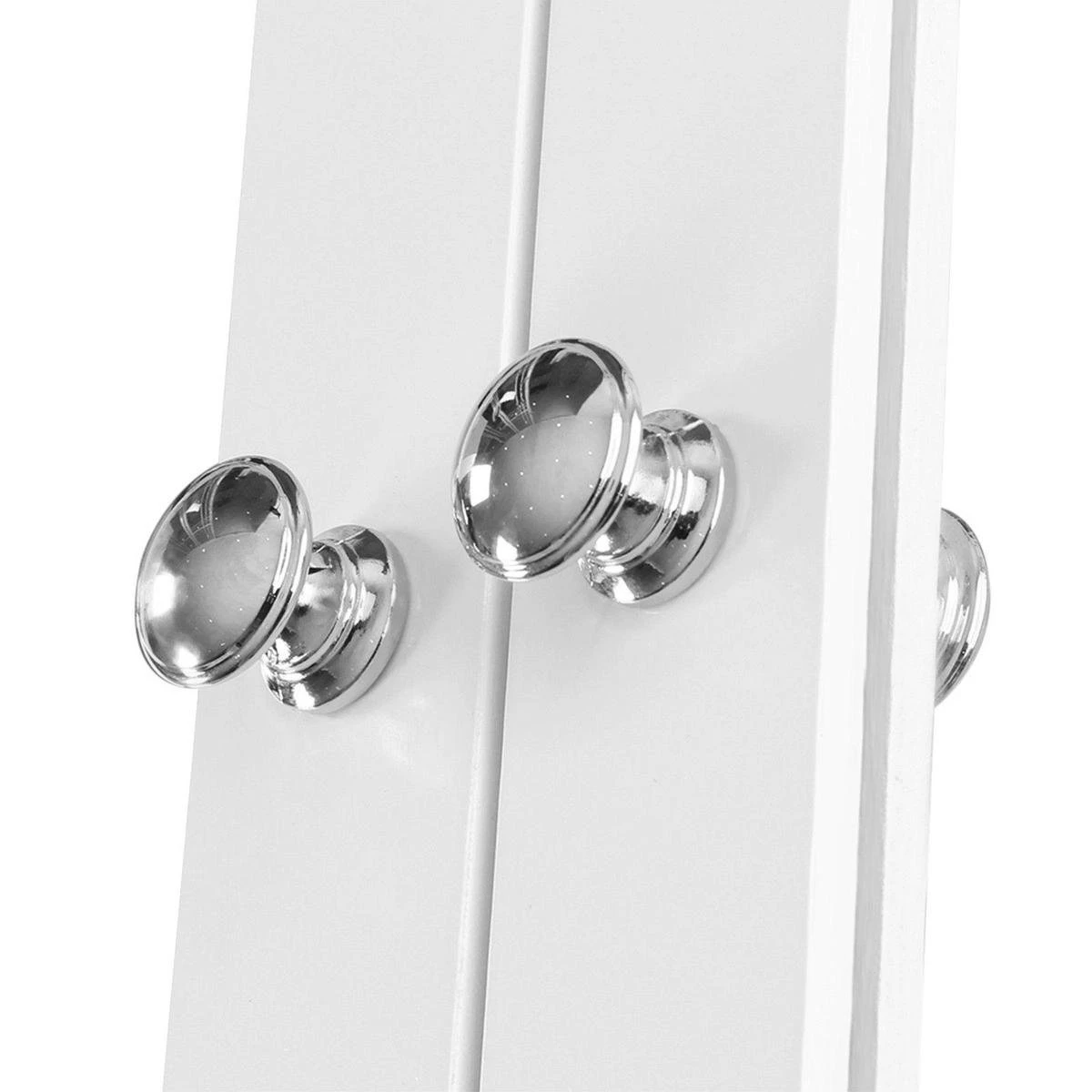 Songmics Badkamer Spiegel Kast - Medicijnkast - Badkamerkast Hangkast - Opbergkast Hangend Wit 5 Songmics Badkamer Spiegel Kast - Medicijnkast - Badkamerkast Hangkast - Opbergkast Hangend Wit - Afbeelding 3