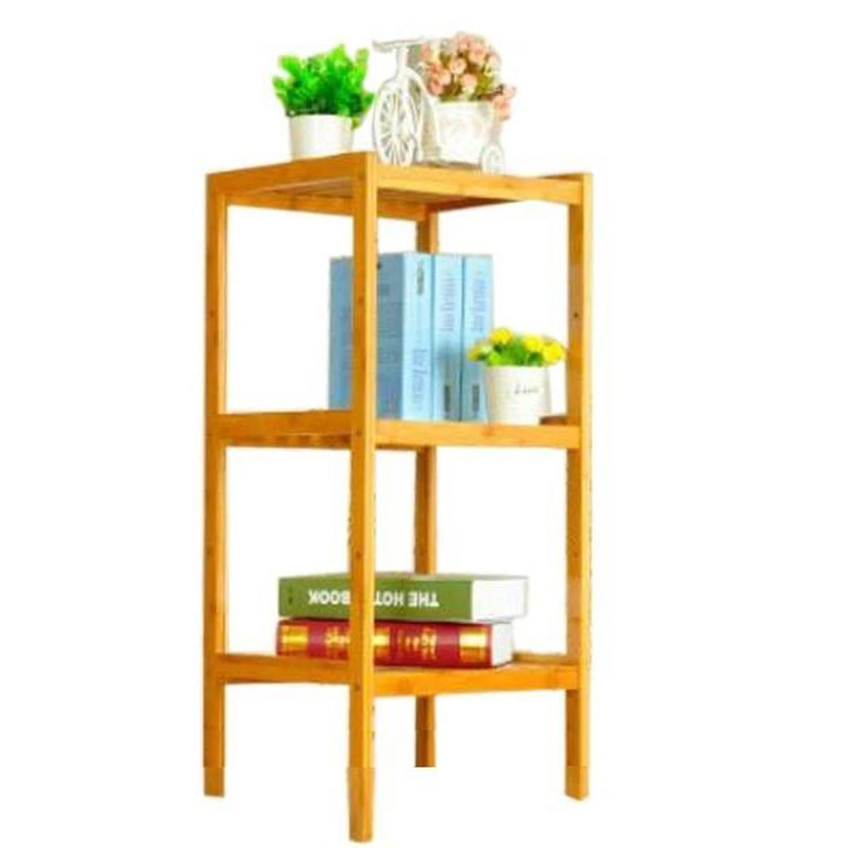 Merkloos Badkamerrek Bamboe - Badkamer Rek Van Hout - Veelzijdige Open Kast - 3 Etages 5 Merkloos Badkamerrek Bamboe - Badkamer Rek Van Hout - Veelzijdige Open Kast - 3 Etages - Afbeelding 3