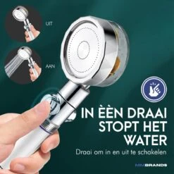MM Brands Waterbesparende Douchekop - Handdouche Met Hoge Druk - Regendouche Waterbesparend 12 MM Brands Waterbesparende Douchekop - Handdouche Met Hoge Druk - Regendouche Waterbesparend -Badkamer Wijs 1200x1200 410