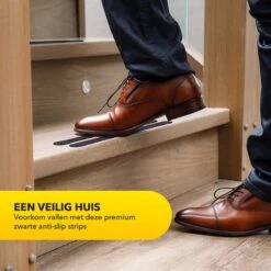 RX Goods 25 Stuks Zelfklevende Anti Slip Strips Stickers – 2 Cm X 20 Cm - Met Schraper – Zwarte Antislip Tape -Badkamer Wijs 1200x1200 4176