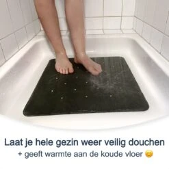 Douchemat Antislip Grijs - 53 X 53 Cm - Antislipmat Douche - Badmat 12 Douchemat Antislip Grijs - 53 X 53 Cm - Antislipmat Douche - Badmat -Badkamer Wijs 1200x1200 4186