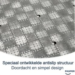 Douchemat Antislip Grijs - 53 X 53 Cm - Antislipmat Douche - Badmat 13 Douchemat Antislip Grijs - 53 X 53 Cm - Antislipmat Douche - Badmat -Badkamer Wijs 1200x1200 4187