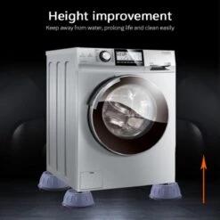 Wasmachine Demper – Trillingsdemper – Anti Slip – Schokdemper – Anti Tril – Wasmachine Voetjes – Vibratiedempers – Verhoger – 4 Stuks - Grijs 9 Wasmachine Demper – Trillingsdemper – Anti Slip – Schokdemper – Anti Tril – Wasmachine Voetjes – Vibratiedempers – Verhoger – 4 Stuks - Grijs -Badkamer Wijs 1200x1200 4221