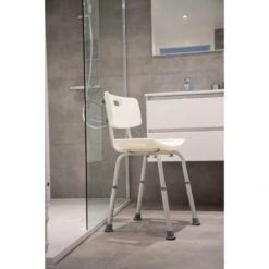 Parcura Douchekruk Met Rugleuning - Douchestoel - Badstoel - Wit 8 Parcura Douchekruk Met Rugleuning - Douchestoel - Badstoel - Wit -Badkamer Wijs 1200x1200 4223