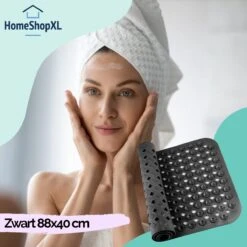 The Original - Douchemat Antislip - Zwart - 88x40cm - Antislipmat Badmat Voor Bad & Douche - Anti Slip Mat Met Zuignappen 15 The Original - Douchemat Antislip - Zwart - 88x40cm - Antislipmat Badmat Voor Bad & Douche - Anti Slip Mat Met Zuignappen -Badkamer Wijs 1200x1200 4276