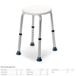 Drive Douchekruk Dino Anti Slip Poten - Max 130 Kg 29 Drive Douchekruk Dino Anti Slip Poten - Max 130 Kg -Badkamer Wijs 1200x1200 4285