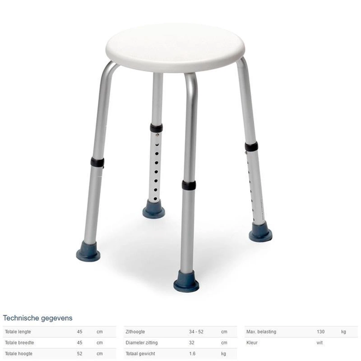 Drive Douchekruk Dino Anti Slip Poten - Max 130 Kg 16 Drive Douchekruk Dino Anti Slip Poten - Max 130 Kg - Afbeelding 14