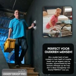 Kunststof Handgreep Voor Badkamer - 30.5cm - Douche Wandbeugel - Geen Boorgaten -Badkamer Wijs 1200x1200 4287