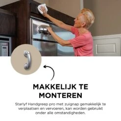 Kunststof Handgreep Voor Badkamer - 30.5cm - Douche Wandbeugel - Geen Boorgaten -Badkamer Wijs 1200x1200 4289