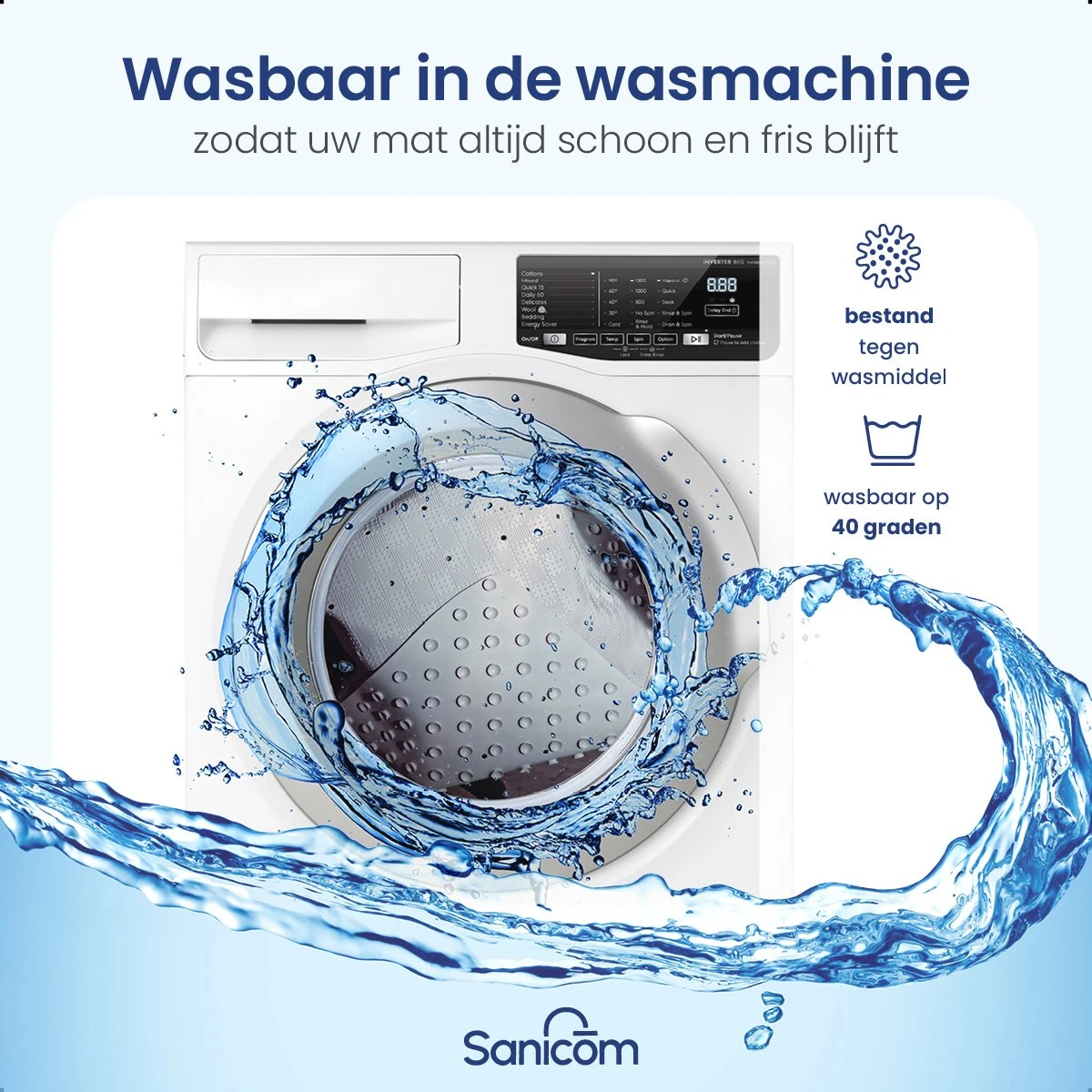 Merkloos Douchemat - Antislip Mat - Antislipmat Douche - Badmat - Schimmelbestendig - Met Zuignappen - Wasbaar - Grijs 10 Merkloos Douchemat - Antislip Mat - Antislipmat Douche - Badmat - Schimmelbestendig - Met Zuignappen - Wasbaar - Grijs - Afbeelding 8