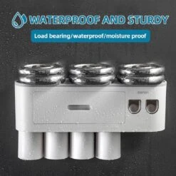 LuxeBass Tandenborstel Organizer | Tandenborstelhouder | Automatisch Tandpasta Dispenser | Met Lade En Opbergvak Voor Badkamer - LB544 -Badkamer Wijs 1200x1200 431